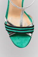 Ankle Strap Women's Heeled Leather Sandals | Derimod Ankle Strap Women's Heeled Leather Sandals | Derimod