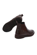 Male Brown Leather Casual Chelsea Boots | Derimod Male Brown Leather Casual Chelsea Boots | Derimod
