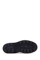 Men's Black Lace-Up Thick-Soled Leather Casual Shoes | Derimod Men's Black Lace-Up Thick-Soled Leather Casual Shoes | Derimod
