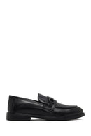 Erkek Siyah Tokalı Deri Loafer | Derimod Erkek Siyah Tokalı Deri Loafer | Derimod