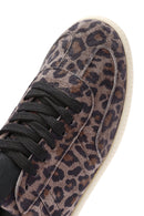 Kadın Mor Bağcıklı Desenli Süet Deri Sneaker | Derimod Kadın Mor Bağcıklı Desenli Süet Deri Sneaker | Derimod