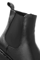 Women's Black Zippered Leather Chelsea Boots | Derimod Women's Black Zippered Leather Chelsea Boots | Derimod