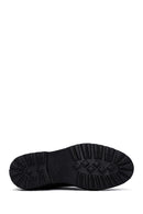 Men's Black Thick Soled Leather Boots | Derimod Men's Black Thick Soled Leather Boots | Derimod
