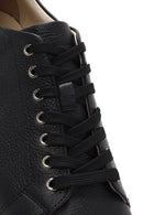 Men's Black Lace-up Leather Sneaker | Derimod Men's Black Lace-up Leather Sneaker | Derimod