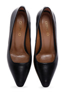 Women's Black Leather Stiletto | Derimod Women's Black Leather Stiletto | Derimod