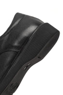 Women's Black Lace-up Leather Masculine Shoe | Derimod Women's Black Lace-up Leather Masculine Shoe | Derimod