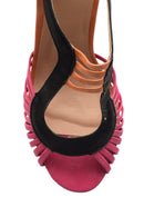 Women's Suede Colored Heeled Shoes | Derimod Women's Suede Colored Heeled Shoes | Derimod