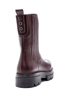 Women's Leather Zippered Long Boots | Derimod Women's Leather Zippered Long Boots | Derimod
