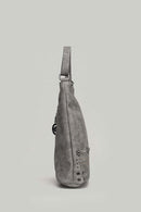 Women's Crossbody Bag with Staple Detail | Derimod Women's Crossbody Bag with Staple Detail | Derimod