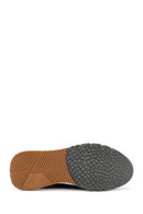 Erkek Lacivert Bağcıklı Deri Casual Sneaker | Derimod Erkek Lacivert Bağcıklı Deri Casual Sneaker | Derimod