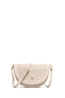 Woman Cream Long-Strap Printed Mini Crossbody Bag | Derimod Woman Cream Long-Strap Printed Mini Crossbody Bag | Derimod