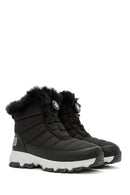 Derimod Dry Women's Black Lace-Up Thick-Soled Waterproof Outdoor Boots | Derimod Derimod Dry Women's Black Lace-Up Thick-Soled Waterproof Outdoor Boots | Derimod