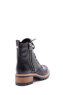 Women's Zippered Leather Boots | Derimod Women's Zippered Leather Boots | Derimod