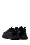 Women's Black Thick Soled Leather Sneaker | Derimod Women's Black Thick Soled Leather Sneaker | Derimod