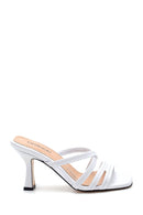 Women's Leather Heeled Slippers | Derimod Women's Leather Heeled Slippers | Derimod