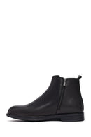 Male Black Leather Chelsea Boots | Derimod Male Black Leather Chelsea Boots | Derimod