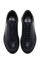 Erkek Lacivert Deri Sneaker | Derimod Erkek Lacivert Deri Sneaker | Derimod