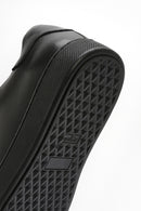 Men's Black Lace-up Leather Sneaker | Derimod Men's Black Lace-up Leather Sneaker | Derimod