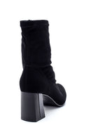 Women's Suede Heeled Boots | Derimod Women's Suede Heeled Boots | Derimod