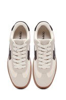 Kadın Bej Bağcıklı Kalın Tabanlı Sneaker | Derimod Kadın Bej Bağcıklı Kalın Tabanlı Sneaker | Derimod