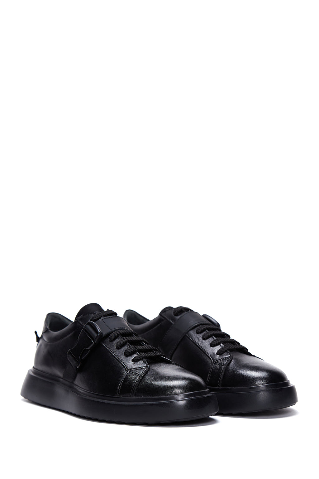 Erkek Deri Tokalı Sneaker