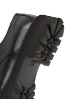 Men's Black Lace-Up Thick-Soled Leather Casual Shoe | Derimod Men's Black Lace-Up Thick-Soled Leather Casual Shoe | Derimod