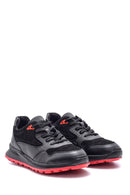 Erkek Süet Detaylı Deri Sneaker | Derimod Erkek Süet Detaylı Deri Sneaker | Derimod
