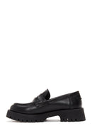 Kadın Siyah Deri Loafer | Derimod Kadın Siyah Deri Loafer | Derimod