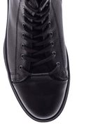 Men's Zipper Detailed Leather Boots | Derimod Men's Zipper Detailed Leather Boots | Derimod