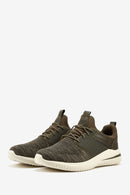 Skechers Men's Green Delson 3.0 Sneaker | Derimod Skechers Men's Green Delson 3.0 Sneaker | Derimod