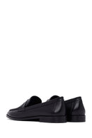 Woman Black Leather Loafers | Derimod Woman Black Leather Loafers | Derimod