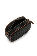 Women's Black Long Strap Printed Crossbody Bag | Derimod Women's Black Long Strap Printed Crossbody Bag | Derimod