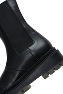 Women's Black Thick Soled Chelsea Boots | Derimod Women's Black Thick Soled Chelsea Boots | Derimod