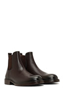 Men's Brown Leather Chelsea Boot | Derimod Men's Brown Leather Chelsea Boot | Derimod