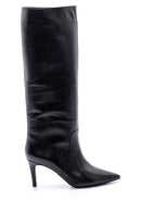 Women's Leather Heeled Boots | Derimod Women's Leather Heeled Boots | Derimod