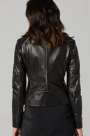 Molly Women's Leather Jacket | Derimod Molly Women's Leather Jacket | Derimod