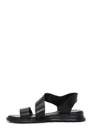 Women's Black Ankle Strap Leather Sandals | Derimod Women's Black Ankle Strap Leather Sandals | Derimod