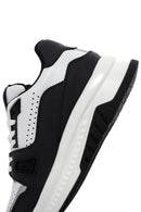 Erkek Beyaz Deri Kalın Tabanlı Sneaker | Derimod Erkek Beyaz Deri Kalın Tabanlı Sneaker | Derimod