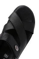 Kadın Siyah Comfort Sandalet | Derimod Kadın Siyah Comfort Sandalet | Derimod