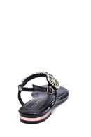Kadın Casual Taş Detaylı Sandalet | Derimod Kadın Casual Taş Detaylı Sandalet | Derimod