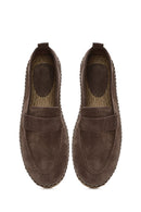 Men's Mink Suede Leather Espadrille | Derimod Men's Mink Suede Leather Espadrille | Derimod