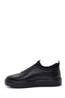 Men's Black Leather Sneaker | Derimod Men's Black Leather Sneaker | Derimod