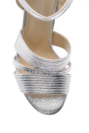 Women's Metallic Heeled Sandals | Derimod Women's Metallic Heeled Sandals | Derimod