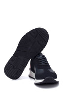 Men's Leather Suede Detailed Sneaker | Derimod Men's Leather Suede Detailed Sneaker | Derimod