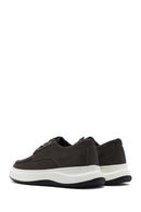 Men's Gray Lace-Up Nubuck Leather Casual Shoes | Derimod Men's Gray Lace-Up Nubuck Leather Casual Shoes | Derimod