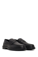 Erkek Siyah Deri Casual Loafer | Derimod Erkek Siyah Deri Casual Loafer | Derimod