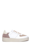 Women's White Leather Sneaker | Derimod Women's White Leather Sneaker | Derimod