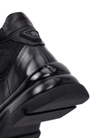 Men's Black Zippered Leather Boat | Derimod Men's Black Zippered Leather Boat | Derimod