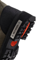 Harley Davidson Men's Khaki Leather Clemente Boots | Derimod Harley Davidson Men's Khaki Leather Clemente Boots | Derimod