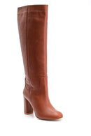 Women's Heeled Leather Boots | Derimod Women's Heeled Leather Boots | Derimod
